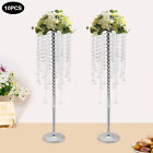 New Listing10pc Crystal Silver Flower Stand 75cm Large Flower Stand Wedding Decor