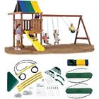 Outdoor Playset Hardware Kit Backyard Swing Set (Lumber And Slide Not Included)