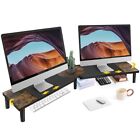 Dual-Monitor-Riser-Stand-For-Desk Large Monitor Stand Riser For 2 Monitors Wi...