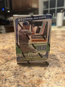 2021 Panini Donruss MLB Baseball Blaster Box 88 Cards Brand New Sealed