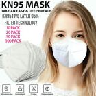 5 to 100 Pack KN95 Medical,Surgical,Dental 5 Layers Face Mask Mouth Cover WHITE