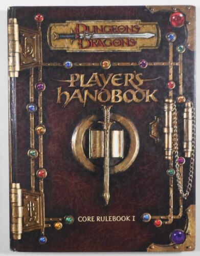 WIZARDS OF THE COAST 2000 DND RPG PLAYER'S HANDBOOK CORE RULEBOOK I HARD-COVER