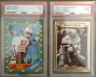 1986 topps jerry rice psa 7 1990 Action Packed Emmitt Smith Psa 9