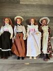 Vintage 1975 Jody Dolls by Ideal Toys 9” Old Fashioned Country Girl Lot Of 4