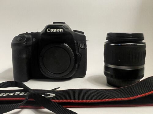 Canon EOS 50D 12.8MP DSLR Camera/ Canon EFS 18-55mm -Untested *For Parts/Repair*