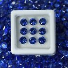 8 Pcs 5x5 MM Size Natural Untreated Blue Sapphire CERTIFIED Gemstone Lot Round