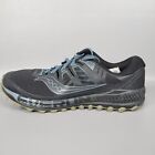 Saucony Mens Peregrine ISO S20483-1 Black Running Shoes Sneakers Size 11.5 Wide