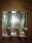 RAPALA SALTWATER X-RAP 10=LOT OF 3 GLASS GHOST COLORED FISHING LURES==SXR10