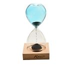 Magnetic Hourglass Sand Timer Hand Blown Hour Glass for Office Desk Home Decor