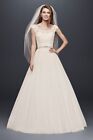 David's Bridal Wedding Dress size 6 Ivory