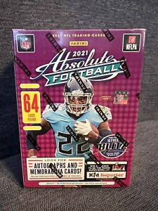 2021 PANINI ABSOLUTE NFL FOOTBALL BLASTER BOX - HUNT FOR KABOOMS & T.LAWRENCE RC