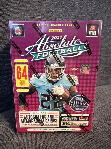 New Listing2021 PANINI ABSOLUTE NFL FOOTBALL BLASTER BOX-HUNT KABOOMS & T.LAWRENCE RC (A1)