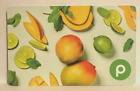 Publix Supermarket Citrus Fruit Mango Lemon Lime Mint Leaves 2023 Gift Card