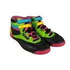 Vintage HIGH TOP neon Reebok sneakers 80s style Womans size 7
