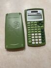 Texas Instruments TI-30X IIS Scientific Calculator Solar Olive Green- tested