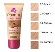 DERMACOL Toning CREAM Moisturizing And Foundation 2in1 Hypoallergenic 30ml