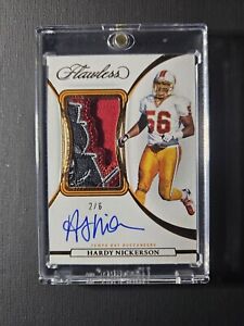New Listing2022 Panini Flawless Football Hardy Nickerson /6 Patch Auto Tampa Buccaneers