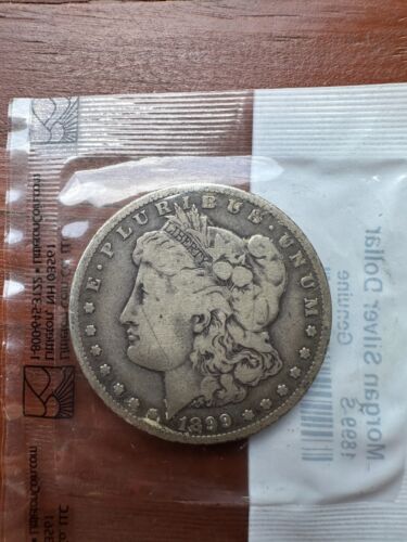 Genuine 1899-S Morgan Silver Dollar Littleton Coin Company