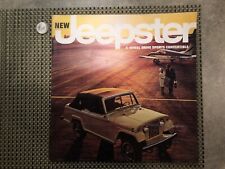 Original 1966 Jeep Jeepster Deluxe Sales Brochure 66 -12 Pages-