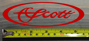 Scott Fly Rods Decal Sticker Fly Fishing Trout Rainbow Brown Red Ross Reels