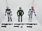 Star Wars Black Series 6-in Loose Lot Clone Trooper Kamino, Commander Gree,