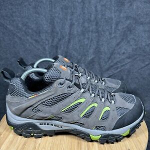 Merrell Moab Ventilator Hiking Shoes Mens 10 Grey Green Outdoor Casual Sneakers