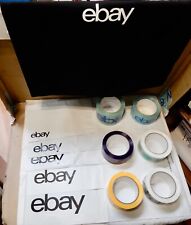 Official Ebay Branded BOPP 6ea Tape & 100ea Polymailer Envelopes & Lg Dust Bag