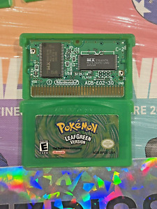 New ListingAUTHENTIC Pokemon Leaf Green Version Game Boy Advance GBA NINTENDO TESTED 2004