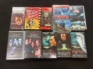 (10) VINTAGE HORROR VHS MOVIE LOT I KNOW WHAT YOU DID LAST SUMMER HITCHER ETC