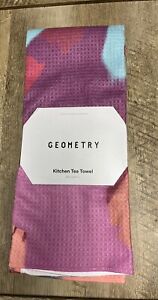 Geometry Kitchen Tea Towel “split” Eco-Friendly 18’x30’ NWT