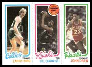1980-81 Topps Singles Larry Bird Rookie Celtics #34 C06