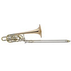 Holton TR181 Series Bass Trombone With 10 Inch Red Brass Bell, Lacquer Finish