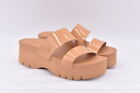 Women's Reef Cushion Vista High Platform Slide Sandals Brown Size 7