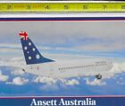 ANSETT Australia Boeing 737-300 Postcard. Airline issued Large Card