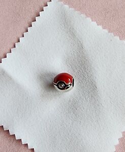 New COLLECTIBLE POKEMON ENAMEL BALL BEAD CHARM 925 STERLING SILVER FOR BRACELET