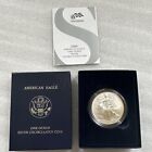 2008 1oz American Silver Eagle Dollar Uncirculated Coin with COA and Box