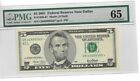 2001 $5 Federal Reserve Star Note Dallas : PMG 65 EPQ