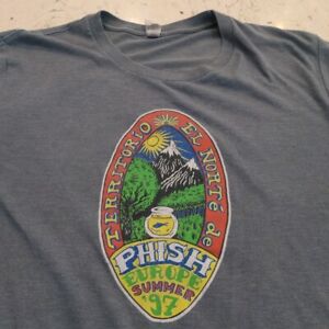 Phish 1997 Europe Summer Tour T-Shirt TREY ANASTASIO!
