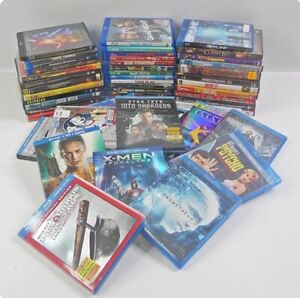 Wholesale lot- Curated Box of 50 DVD/BluRay Movies (used) -*Free Shipping*