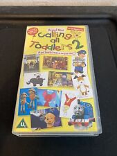 Vintage Calling All Toddlers 2 Rare VHS Spot Brum Postman Pat Thomas Tank