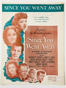 New ListingVintage Sheet Music 1944 Since You Went Away