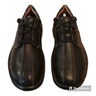ECCO Shock Point Mens Leather Oxford Shoes US Size 12 Euro Size 45 Black Lace-Up