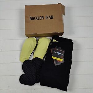 Maxler Riding Jeans, 703 Black Women's Motorcycle Pants Size 30x33 NEW w/Tags