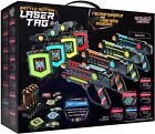 Squad Hero Rechargeable Laser Tag 360° Sensors + Innovative LCDs, Set of 4