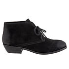 Softwalk Ramsey S1659-003 Womens Black Leather Lace Up Ankle & Booties Boots 5.5