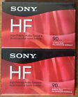 New ListingSONY HF High Fidelity Normal Bias Blank Audio Cassette Tapes 90 Minute - 2 pack.