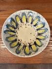 hand thrown pottery bowl signed