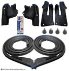 11-pc Door-Jamb Rubber Weatherstrip & Moulding Set for 1966-1967 MoPar B-Body (For: 1967 Plymouth GTX)