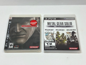 Metal Gear Solid HD Collection & MGS 4 (PS3 /Playstation 3) CIB & Tested
