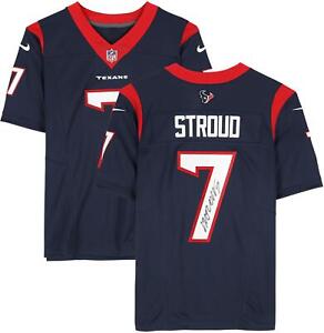 CJ Stroud Houston Texans Autographed Nike Navy Limited Jersey